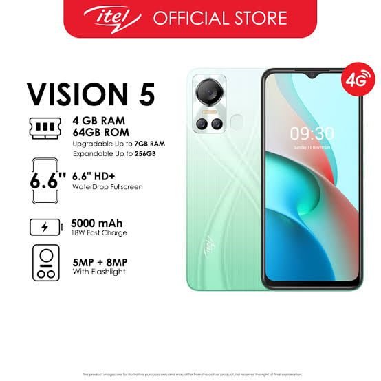 iTel Vision 5 Price In Nigeria